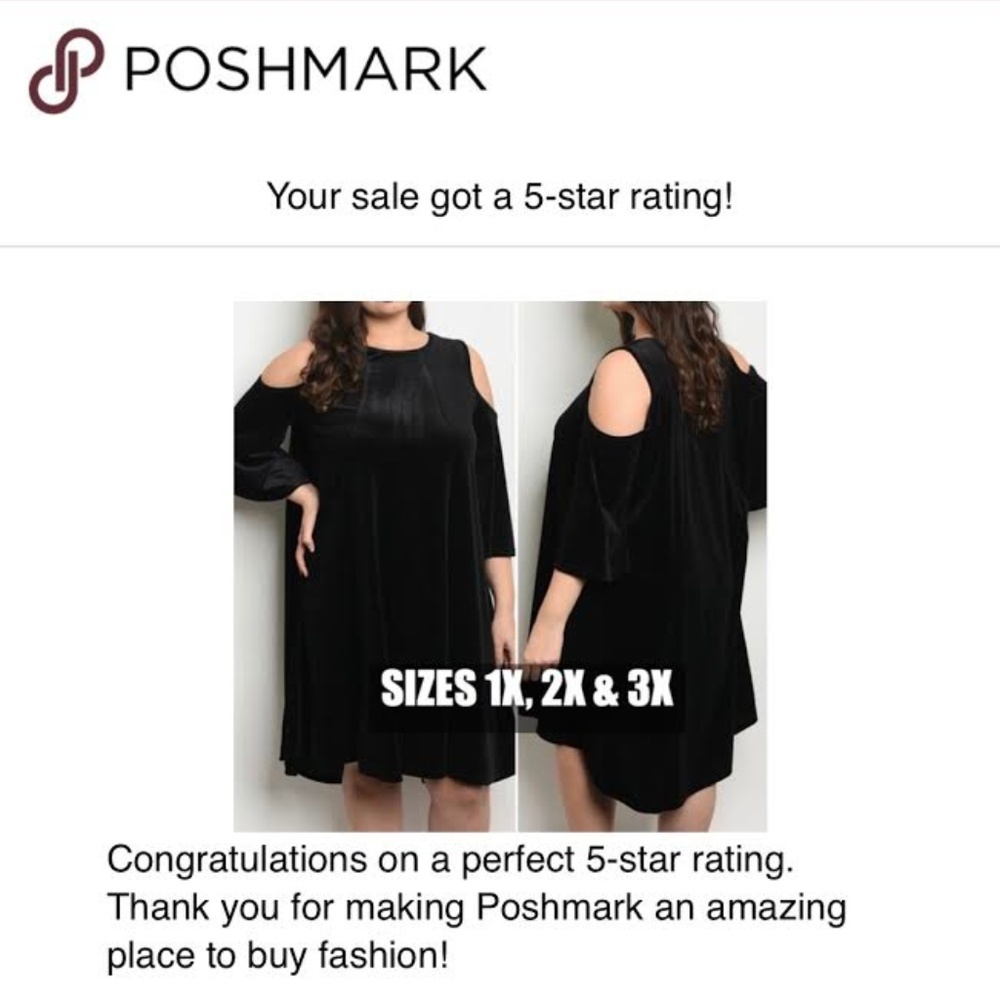 COLD SHOULDER LITTLE BLACK DRESS - Picture 4 of 5